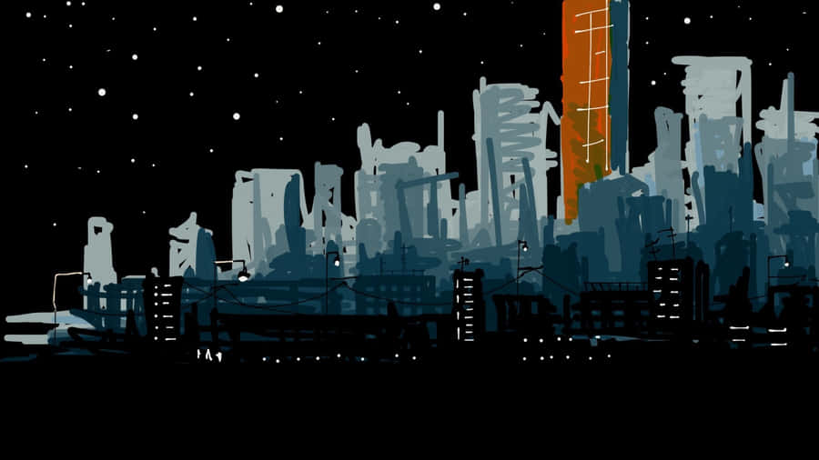 Hd Amoled City Wallpaper