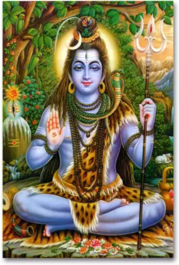 Hd Art Of The Great God Mahadev Wallpaper