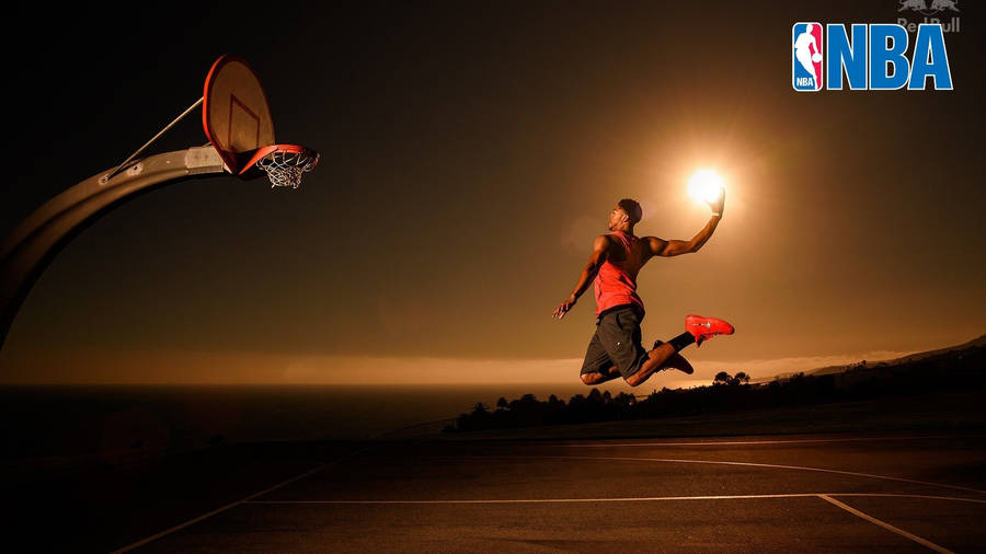 Hd Basketball With Sun Wallpaper