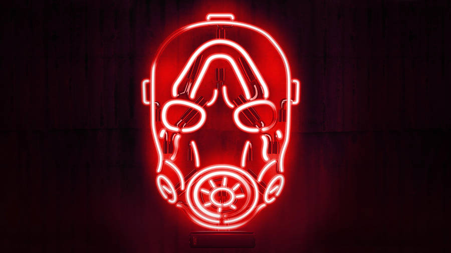 Hd Borderlands 3 Neon Psycho Mask Wallpaper