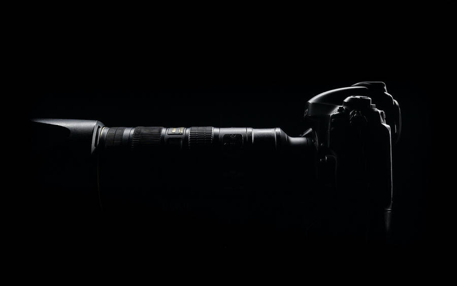 Hd Camera Black Background Wallpaper