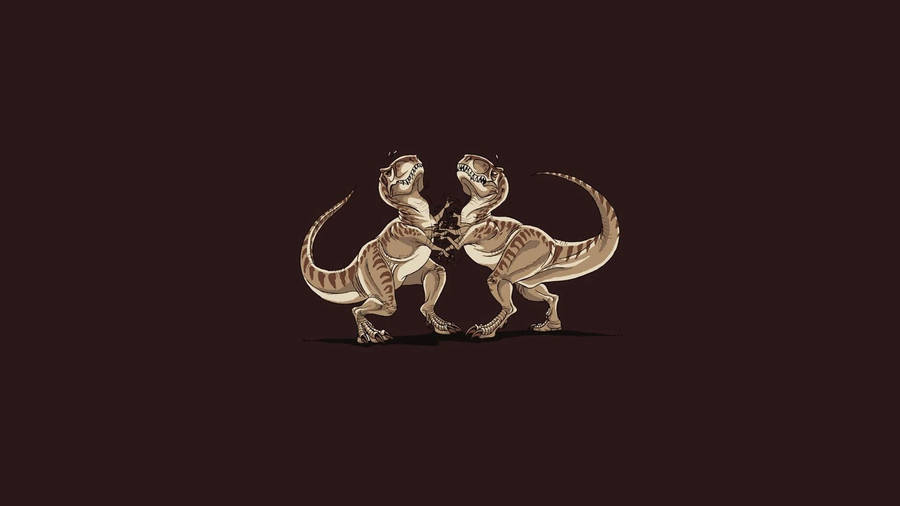 Hd Cartoon Art Of Dinosaur Wallpaper