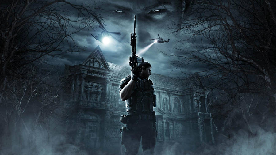 Hd Chris Redfield Resident Evil Wallpaper