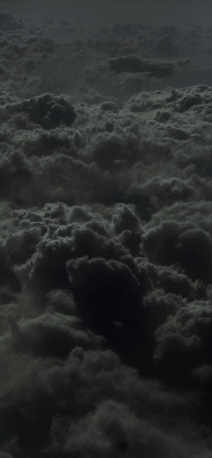 Hd Cloudy Sky Dark Grey Iphone Wallpaper