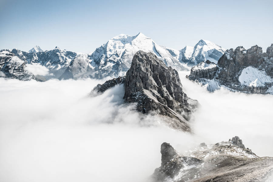 Hd Desktop Mountain Alps Wallpaper