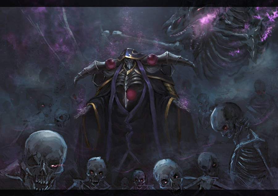 Hd Overlord Undead Ainz Ooal Gown Art Wallpaper