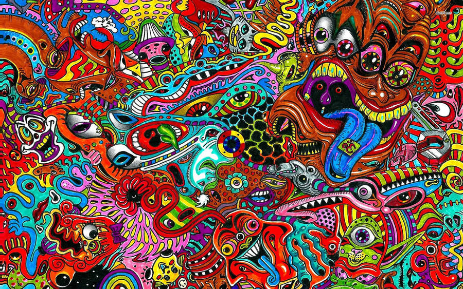 Hd Psychedelic Hippie Wallpaper