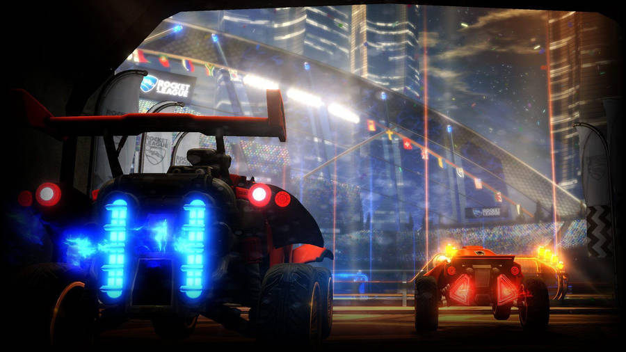 Hd Rocket League Fast Cars Wallpaper