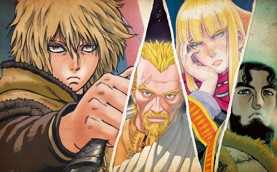 Hd Vinland Saga Characters Art Wallpaper