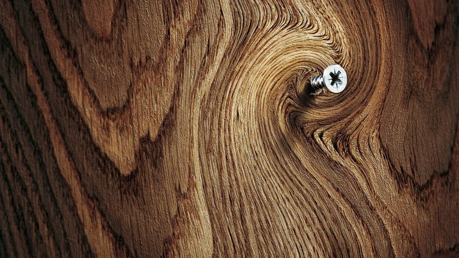 Hd Wood Metal Screw Wallpaper