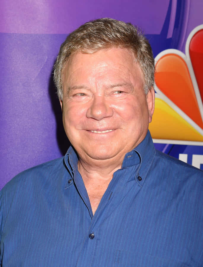 Headshot Of Iconic Actor William Shatner Wallpaper