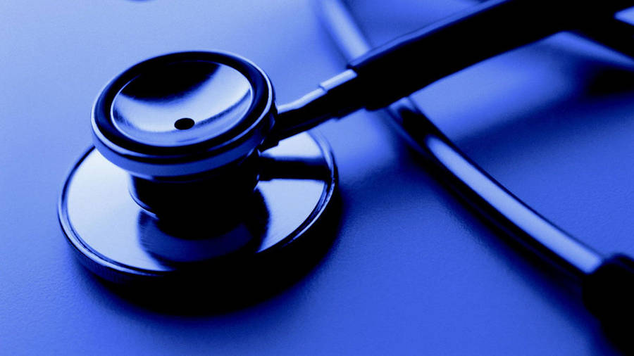 Healthcare Dark Blue Wallpaper