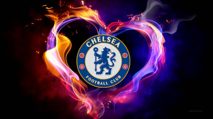 Heart Chelsea Logo Digital Wallpaper