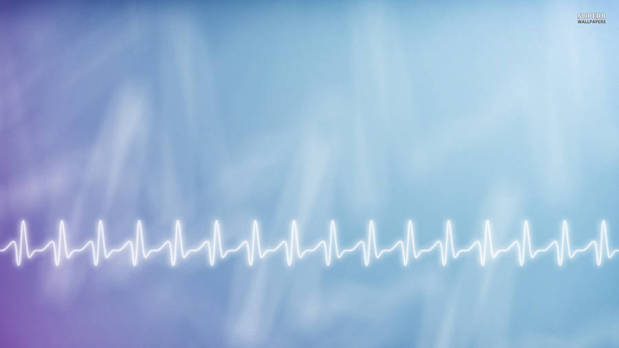 Heartbeat Abstract Gradient Wallpaper