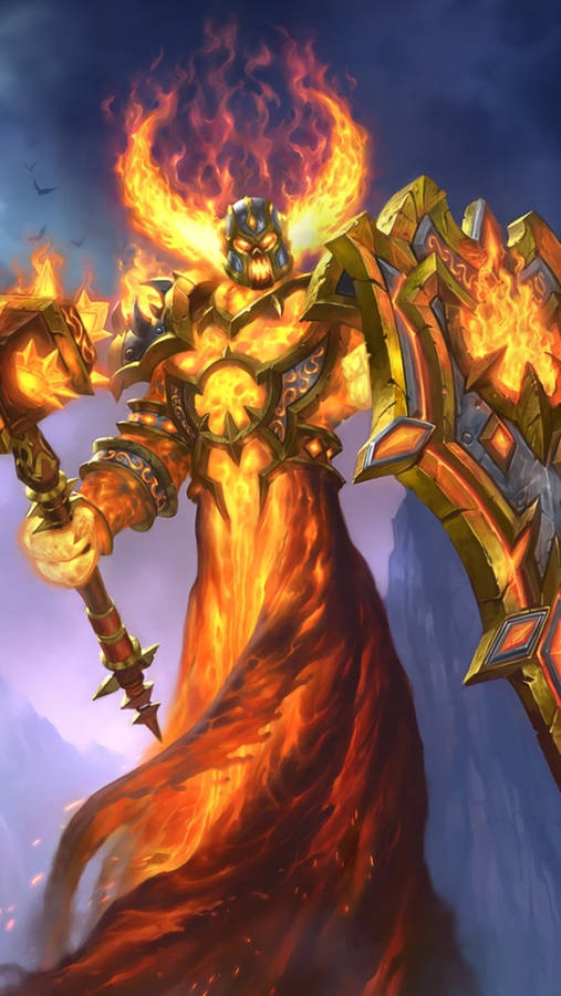 Hearthstone Phone Ragnaros The Firelord Wallpaper