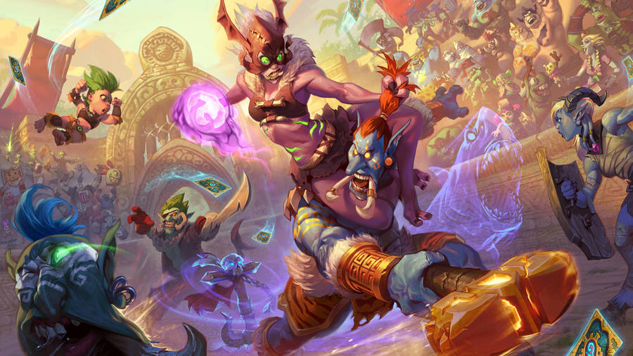 Hearthstone Rastakhan's Rumble 2560 X 1440 Wallpaper