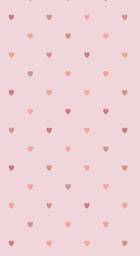 Hearts Simple Iphone Wallpaper