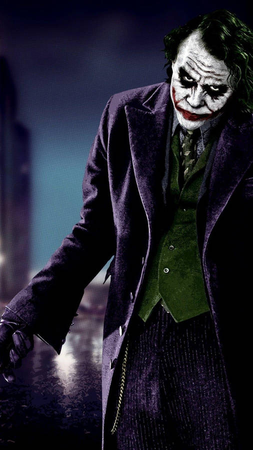 Heath Ledger In Character Wallpaper