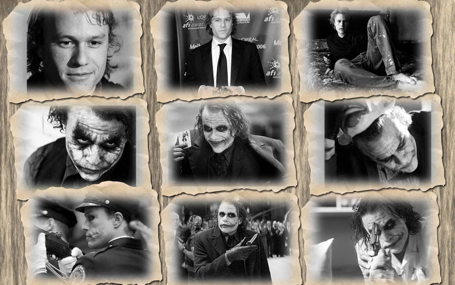 Heath Ledger Movie Collage Wallpaper