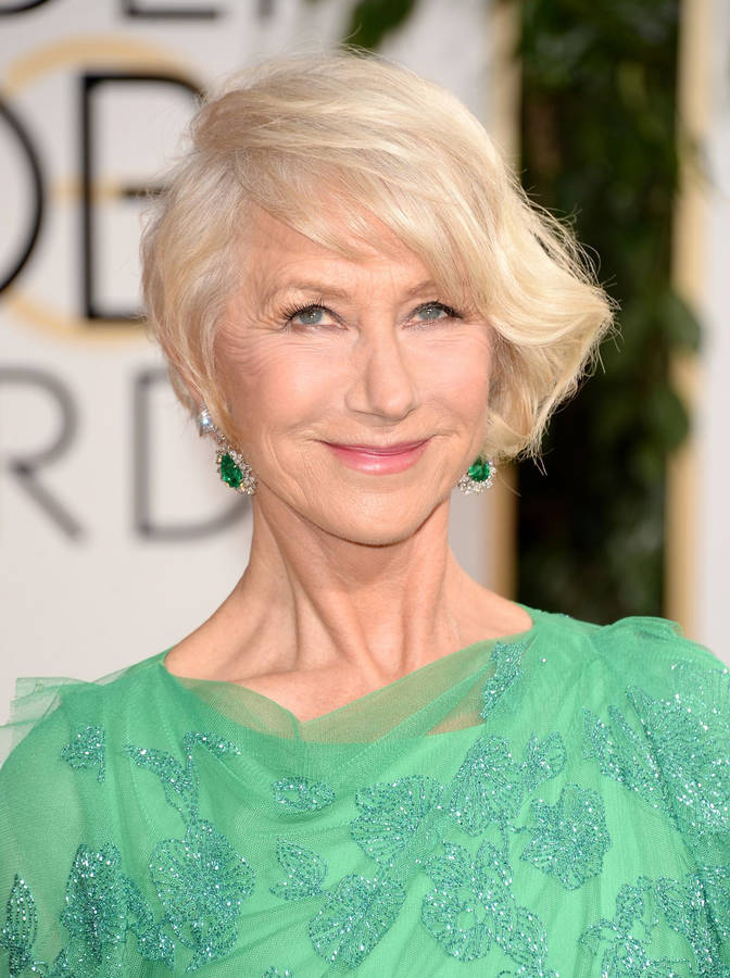 Helen Mirren Attends Golden Globes 2014 Wallpaper