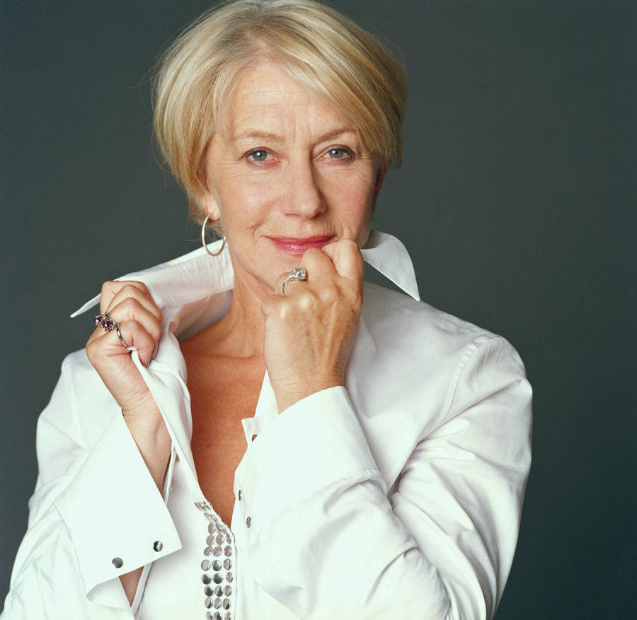 Helen Mirren Celebrity Studio Poses Wallpaper