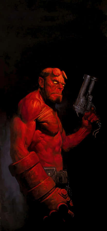 Hellboy Armedand Ready Wallpaper