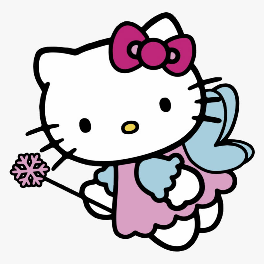 Hello Kitty Pfp Magic Wand Wallpaper