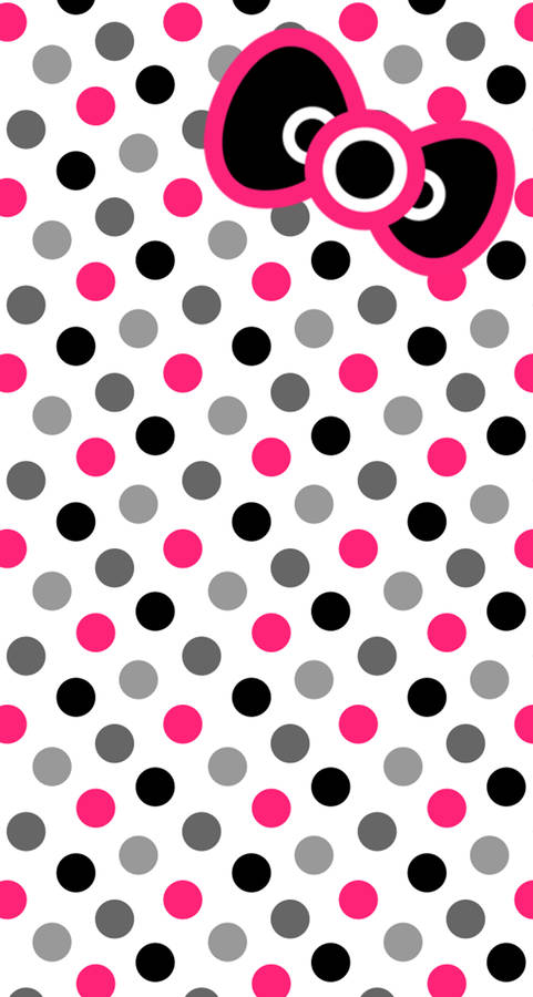 Hello Kitty Polka Dots Wallpaper
