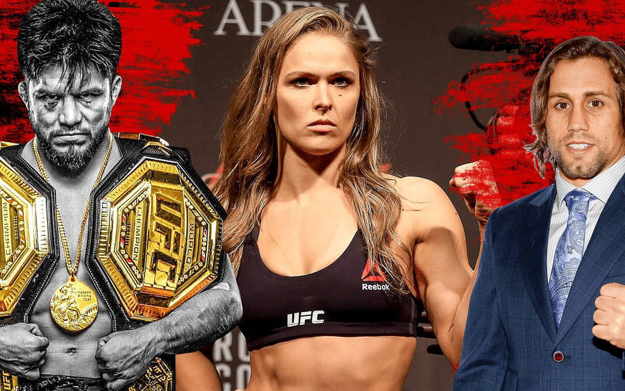 Henry Cejudo, Ronda Rousey, Urijah Faber Wallpaper