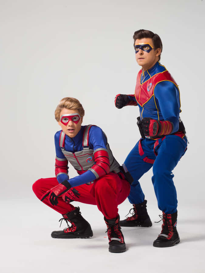 Henry Danger With Captain Man Wallpaper