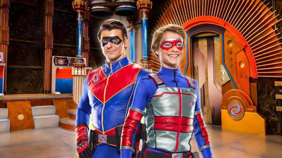 Henry Danger With Captain Man Wallpaper