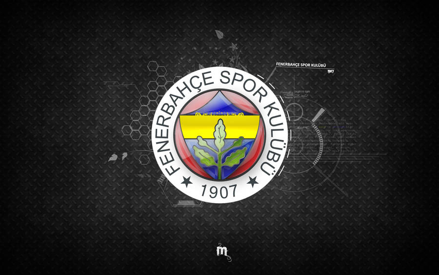 Hexagonal Metal Fenerbahce Wallpaper