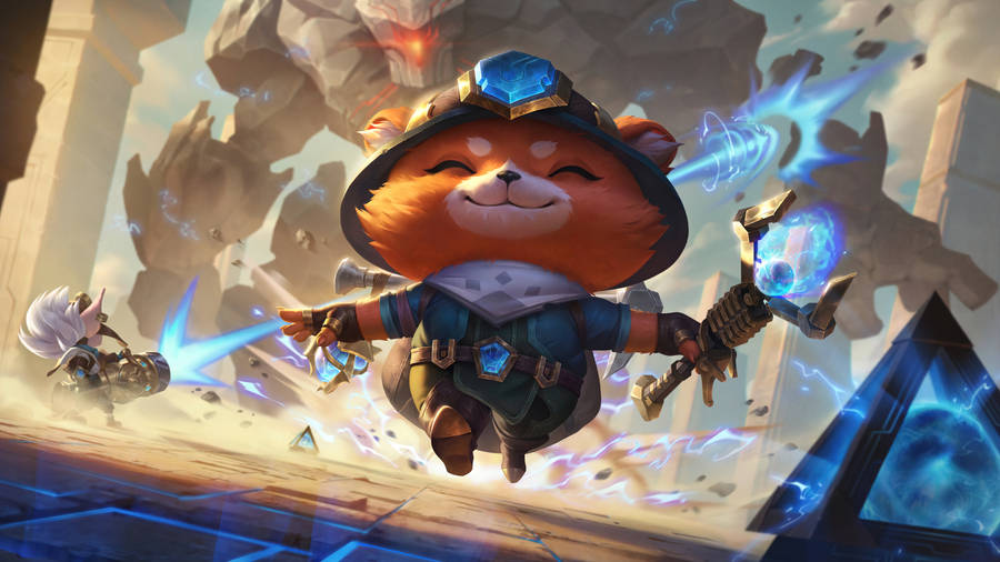 Hexplorer Teemo Lol Wild Rift Wallpaper