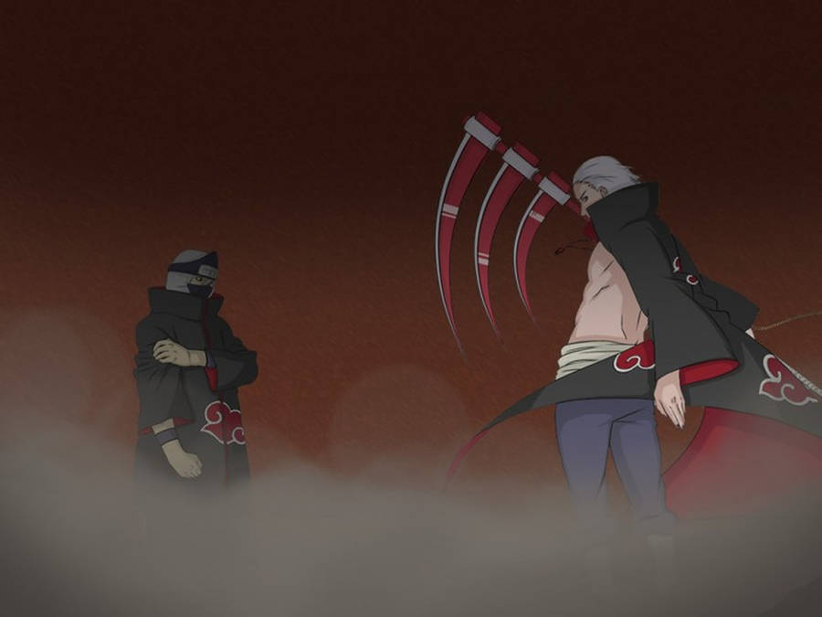 Hidan Akatsuki Back Pose Wallpaper