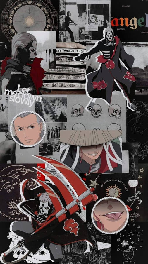 Hidan Akatsuki Unleashing Power Wallpaper