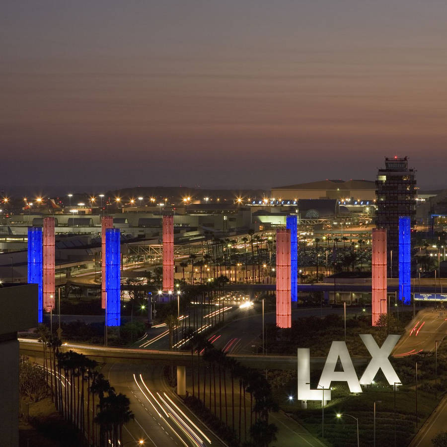 High-angle Shot Lax Terminal Wallpaper