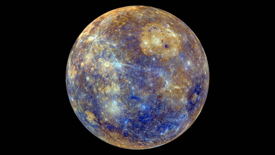 High Contrast Planet Mercury Wallpaper