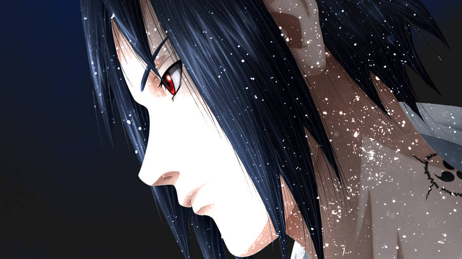 High-definition Sasuke Uchiha Cover Wallpaper