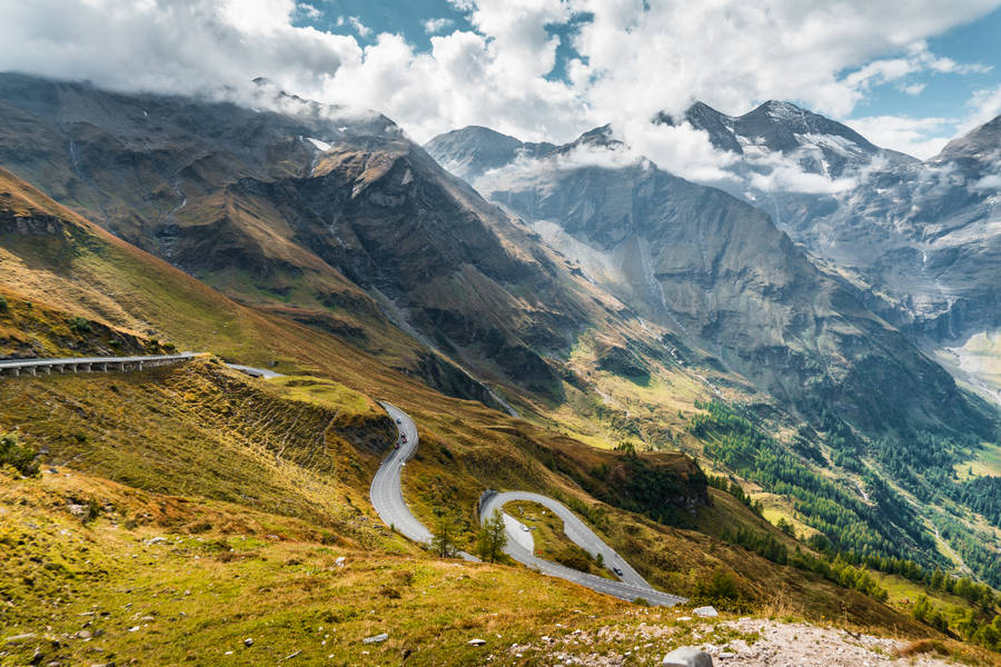 High Mountain Road Best 4k Wallpaper