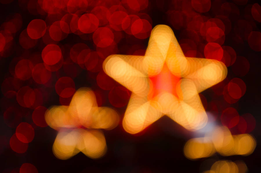 High Resolution Christmas Stars Wallpaper