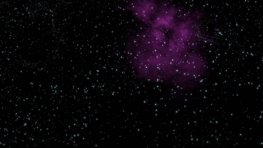 High Resolution Star Purple Clouds Wallpaper