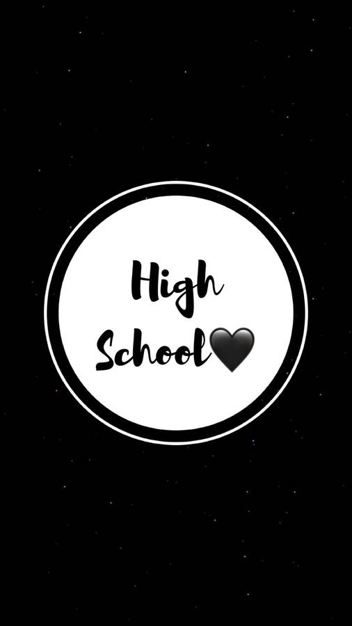 High School With A Black Heart Wallpaper