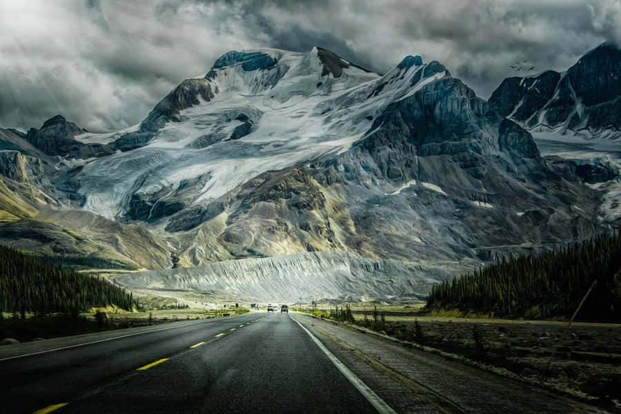 Highway Icefields Parkway Wallpaper