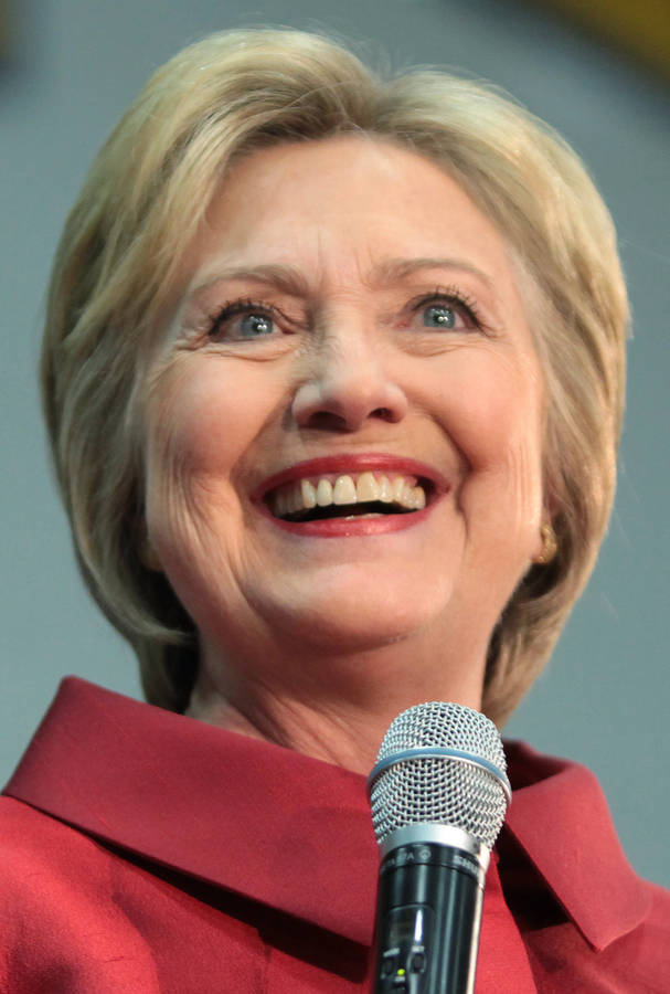 Hillary Clinton Big Smile Wallpaper