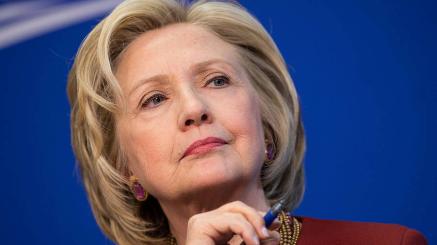 Hillary Clinton Serious Face Wallpaper