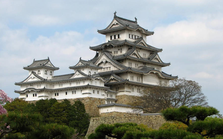 Himeji Castle Landscape Wallpaper