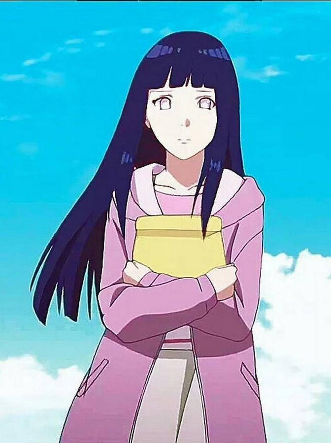 Hinata Hyuga - A Shining Beacon Of Strength And Determination Wallpaper