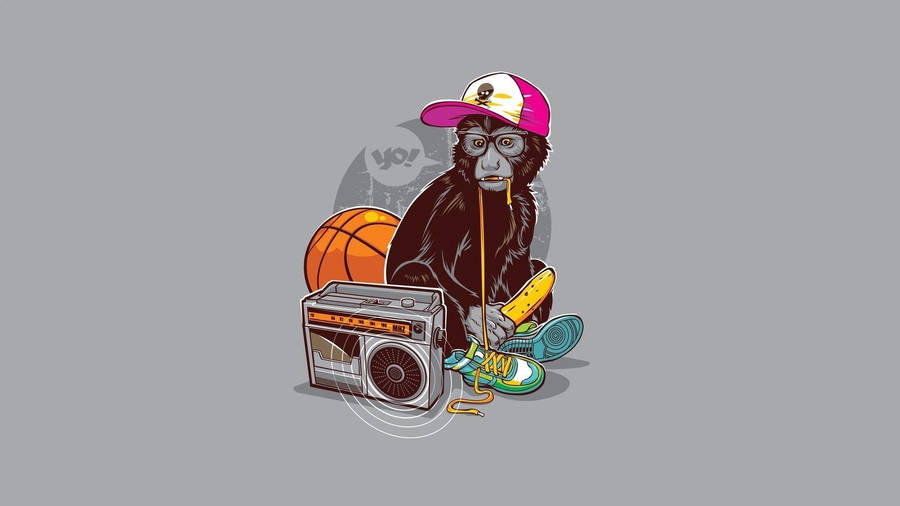 Hip Hop Monkey Wallpaper