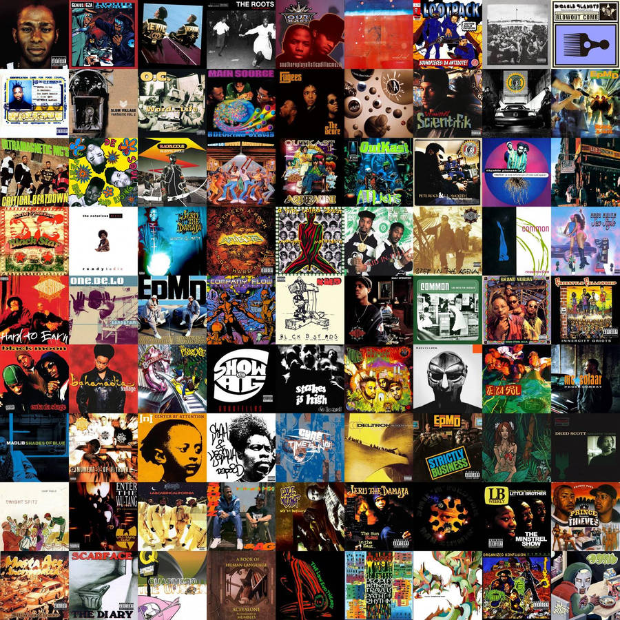 Hip Hop Montage Posters Wallpaper