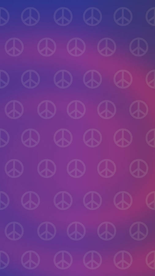 Hippie Iconic Peace Sign Wallpaper
